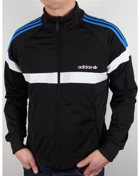 black white adidas original tracksuit